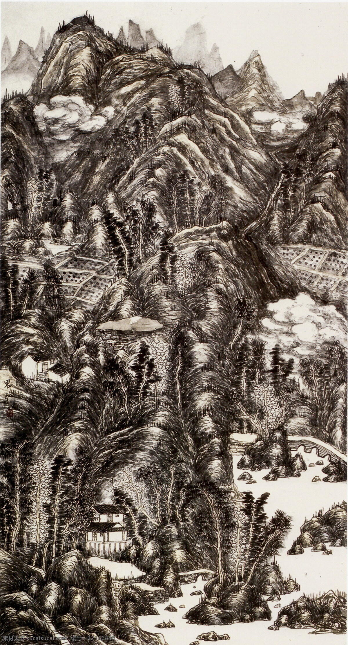 风景画 国画 国画设计素材 绘画书法 山 山水画 书法 国画模板下载 中国画 写意画 大师作品 写意 水 树 水墨画 文化艺术 装饰素材 山水风景画