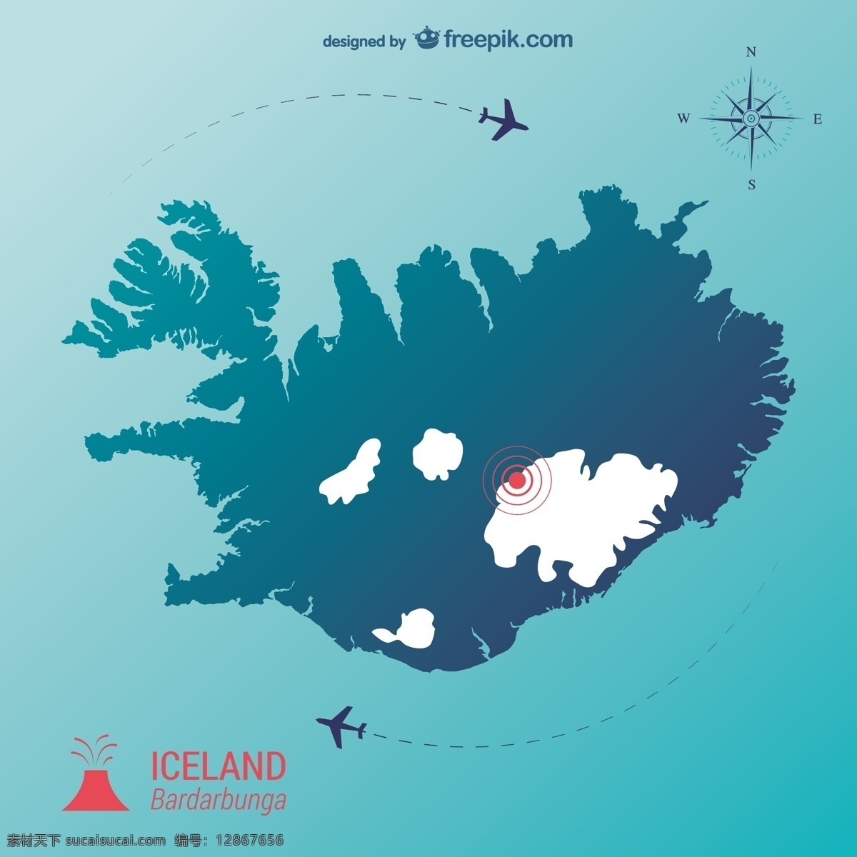冰岛火山向量 平面 石 火山熔岩 飞机 冰岛 灰 火山 灾难 火山石 巴达本加 青色 天蓝色