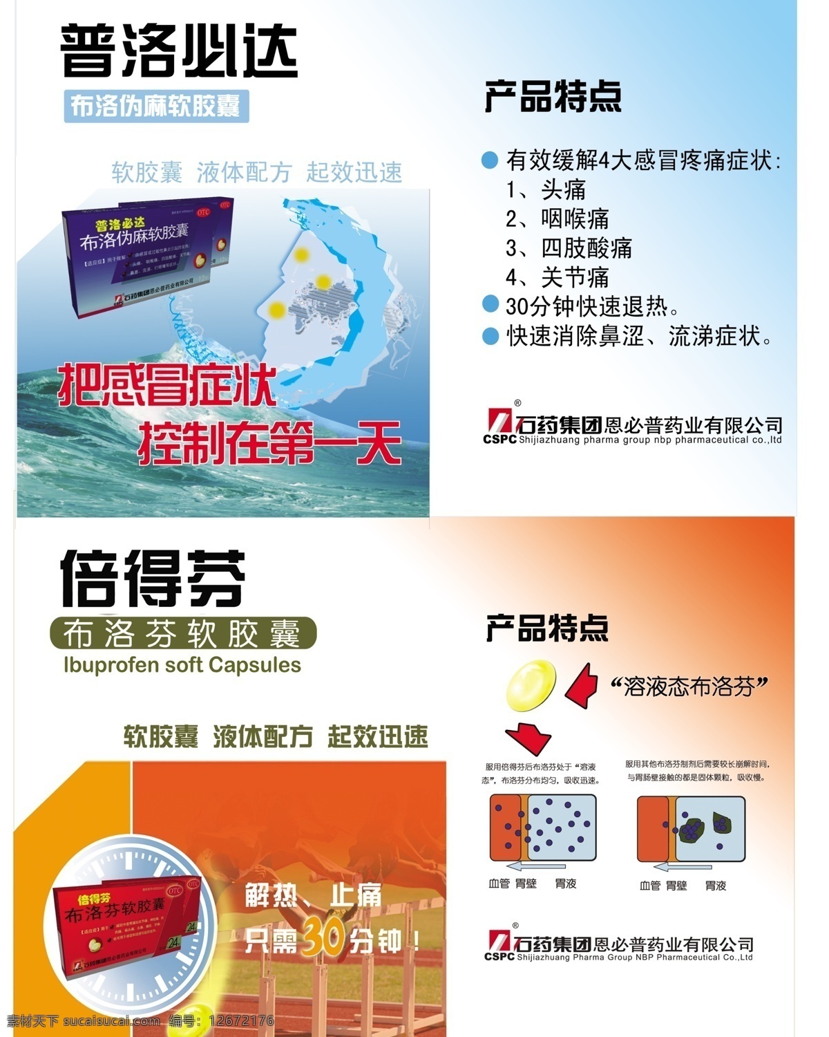 产品特点 促销广告 促销宣传 广告设计模板 药品广告 源文件 药品 广告 模板下载 倍得芬 普洛必达 产品药效 产品成分 矢量图 日常生活