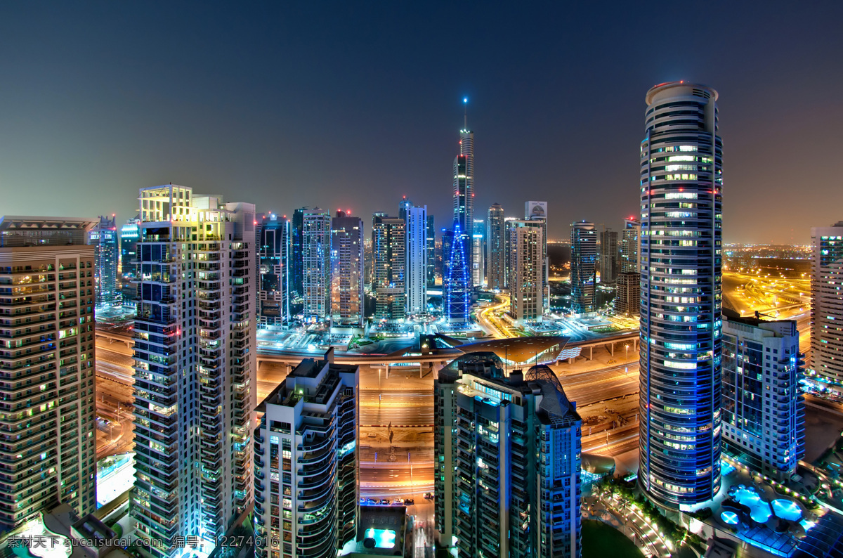 精美 城市 背景 场景 夜景 风景