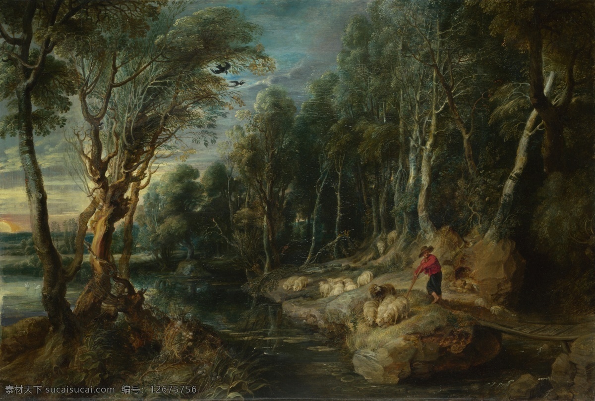 鲁本斯油画 鲁本斯 大师 油画 风景 艺术 卢浮宫 超高清 绘画书法 文化艺术