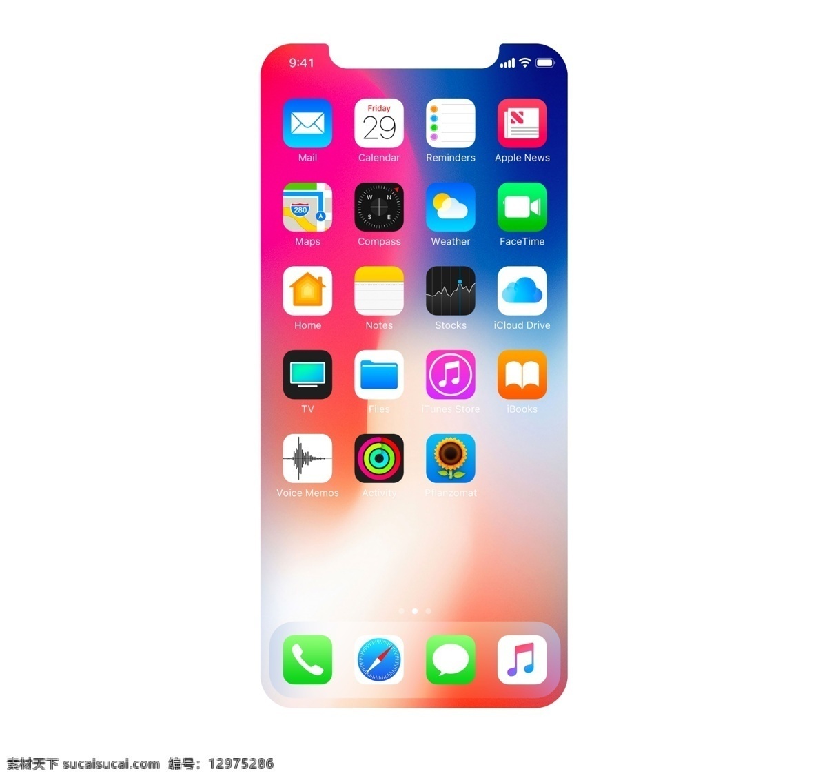 iphonex 壁纸 设计素材 iphone10