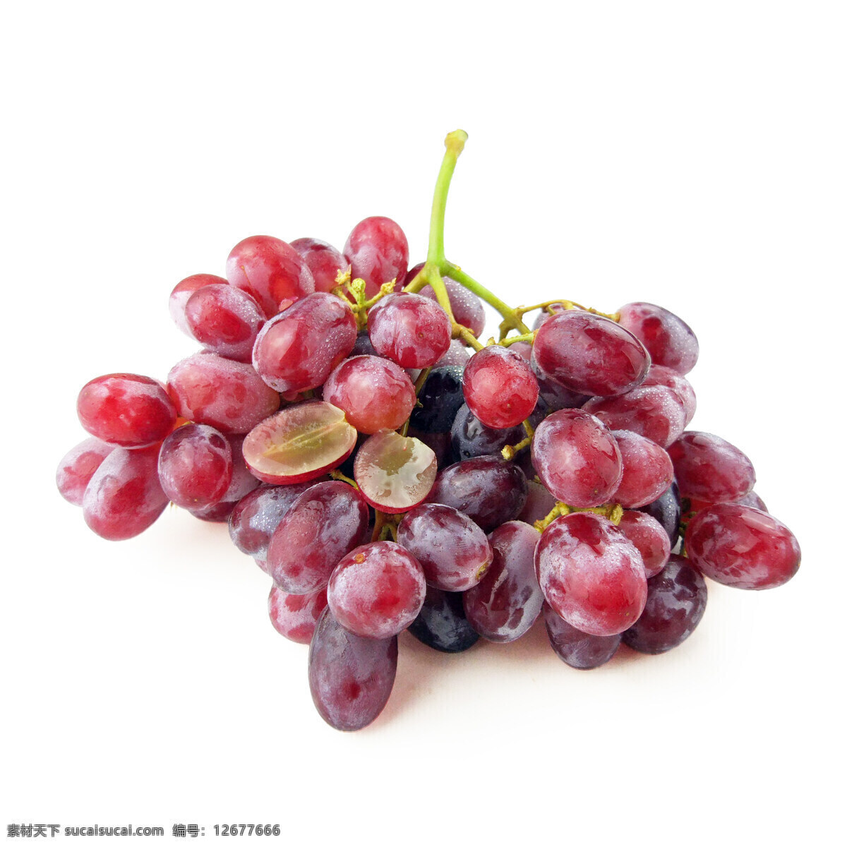 美国无籽红提 红提 提子 葡萄 马奶提 生物世界 水果