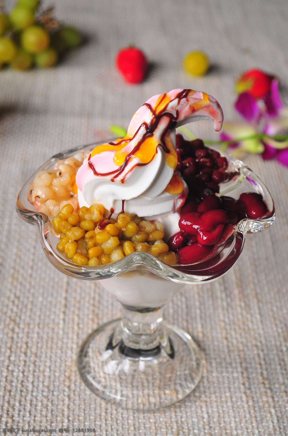 花淇淋 花式冰淇淋 冰淇淋 饮品系列 小吃系列 餐饮美食 西餐美食