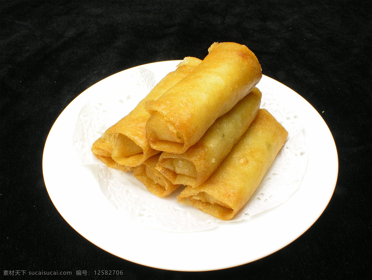 炸春卷图片 炸春卷 美食 传统美食 餐饮美食 高清菜谱用图