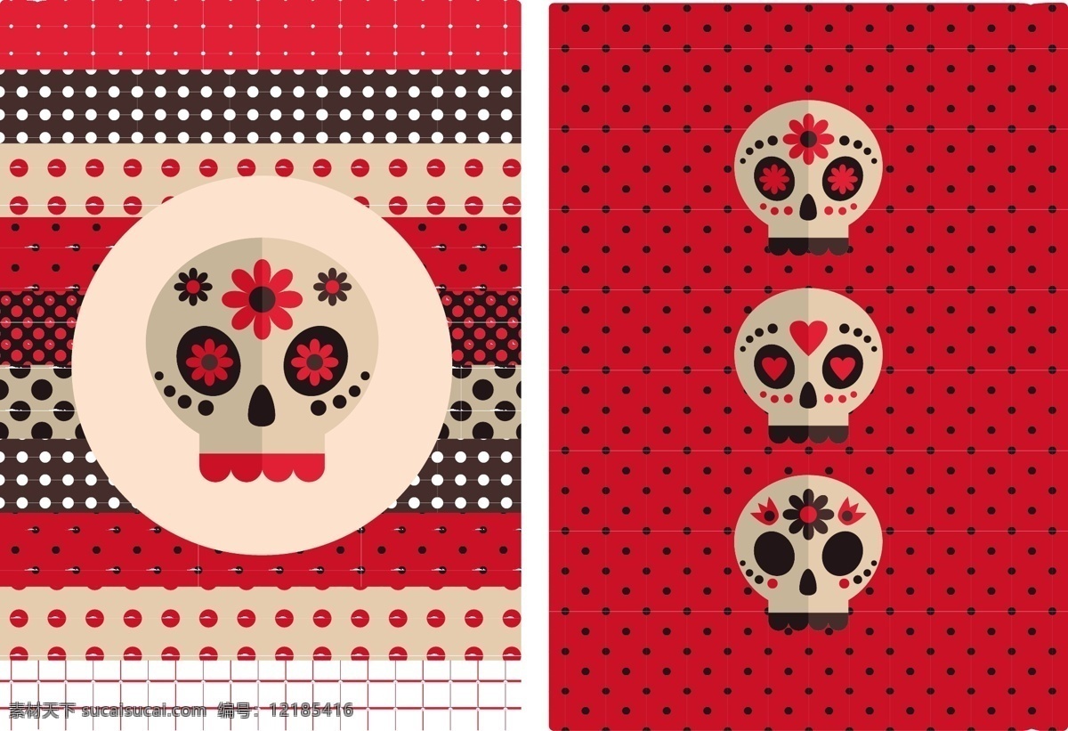 糖 头骨 笔记本 方书 万圣节 盖 庆典 节日 墨西哥 书籍封面 恐怖 邪恶 糖头骨 十月 可怕的诡计 治疗 红色