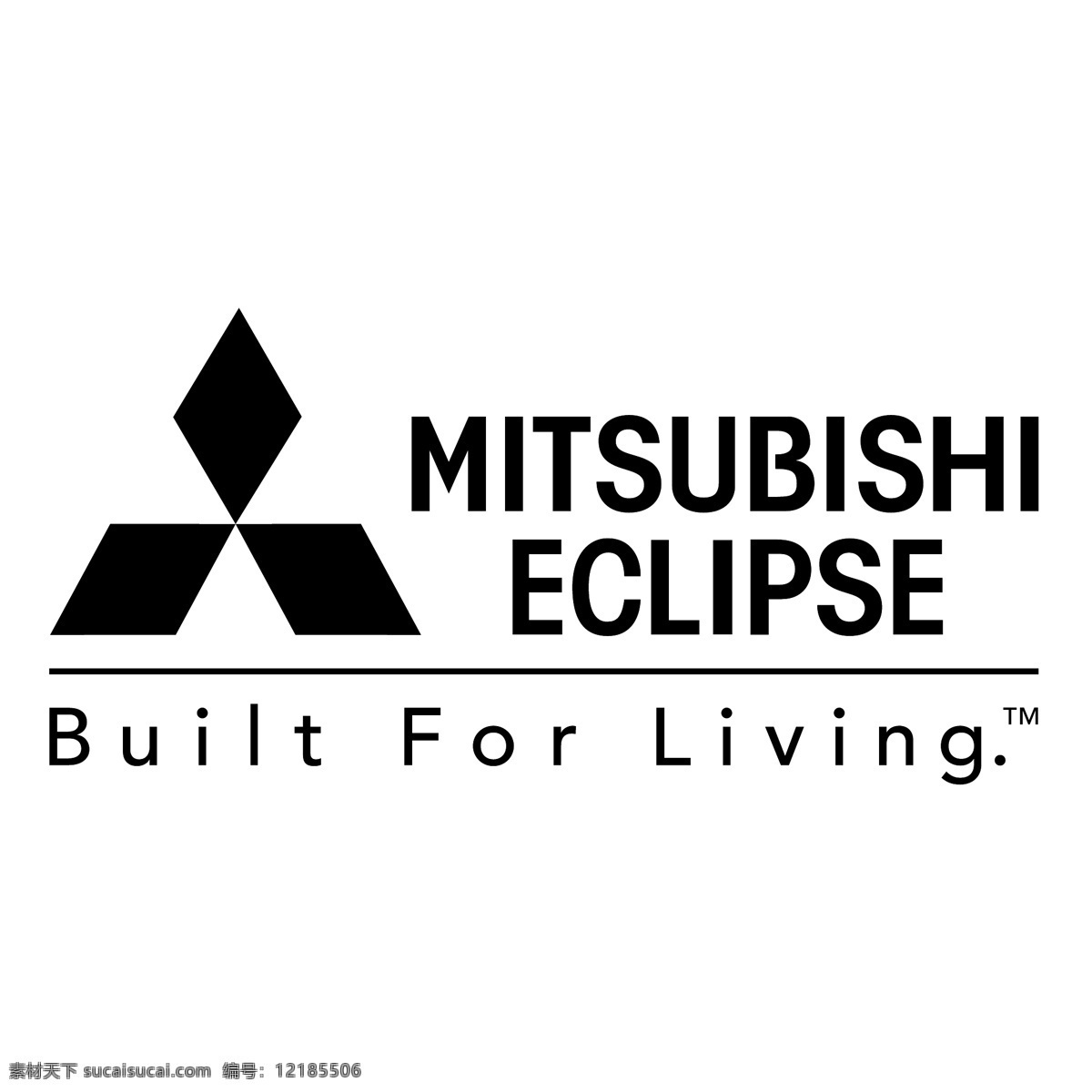 三菱日食 eclipse 三菱 标志 标识为免费 白色