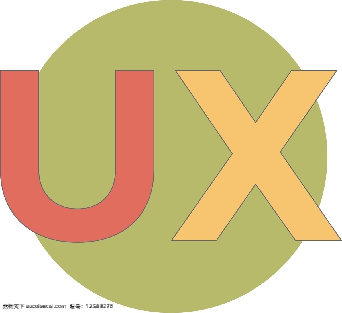 ux 圆圈 图标 矢量 ux绿色圆圈