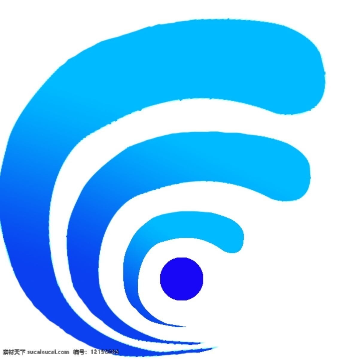 海面旋涡 海浪曲线 海浪线 波浪线 波浪曲线 蓝色线条 蓝色图标 标识 logo 旋涡 海浪logo