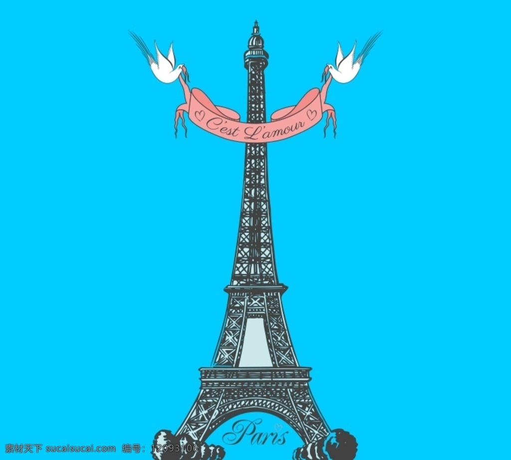 巴黎铁塔 巴黎 铁塔 艾菲尔铁塔 法国铁塔 特色建筑 旅游摄影 国外旅游 文化艺术 绘画书法