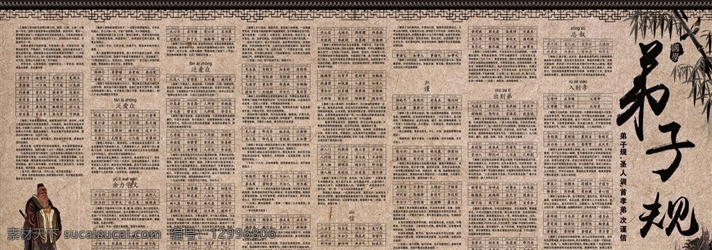 弟子规 国学 弟子规全文 弟子规经典 全文注解