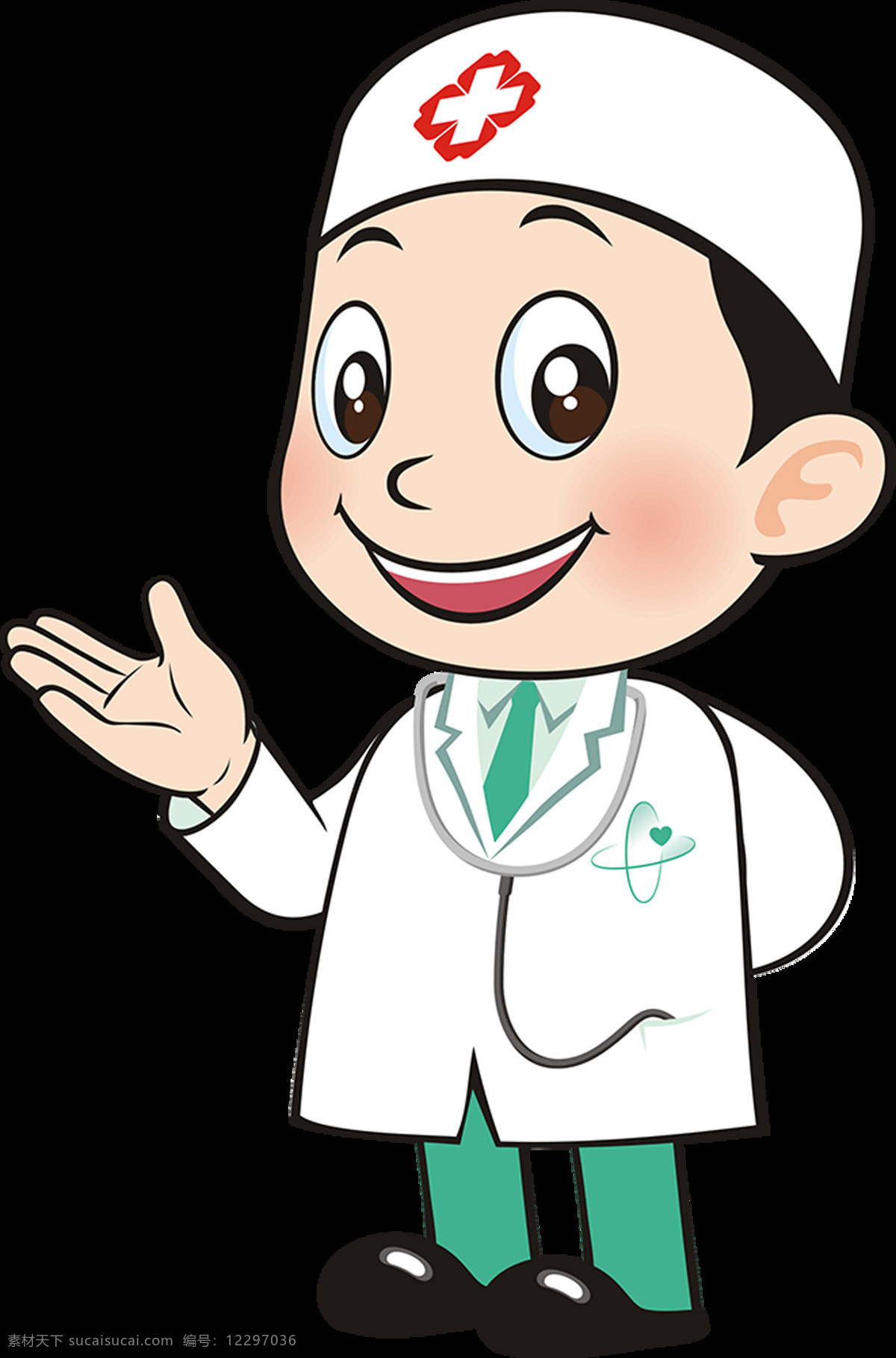 卡通医生 医护人员 医院 医生提醒 医生提示 医生卡通 平面设计 标志图标 公共标识标志