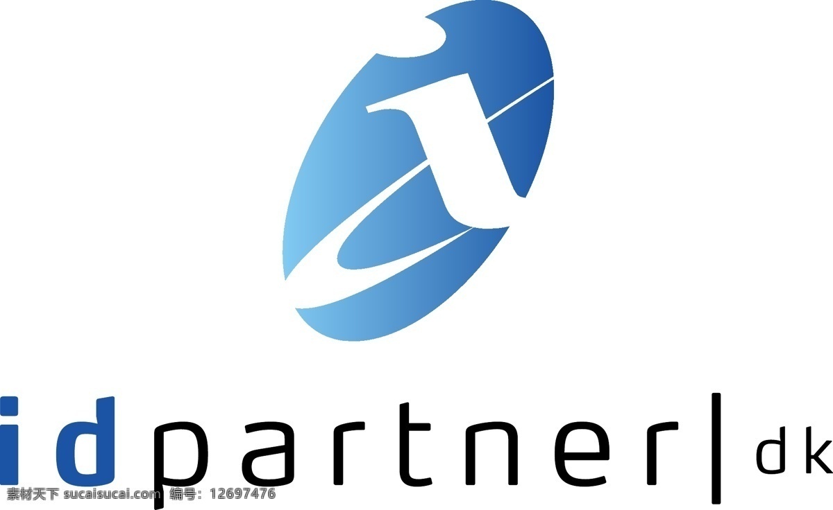 idpartner dk 自由 标识 白色
