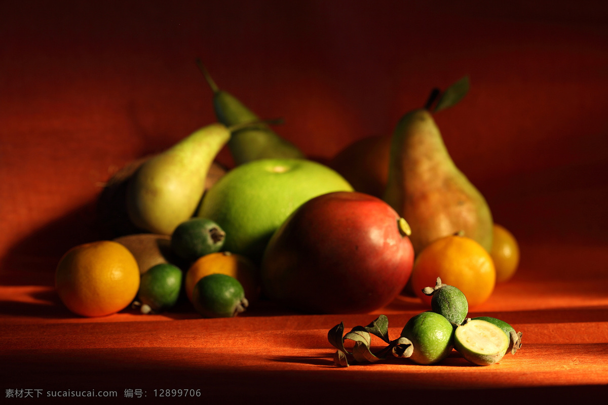 水果 静物摄影 芒果 橙子 梨 猕猴桃 新鲜水果 水果摄影 果实 橘子 水果图片 餐饮美食