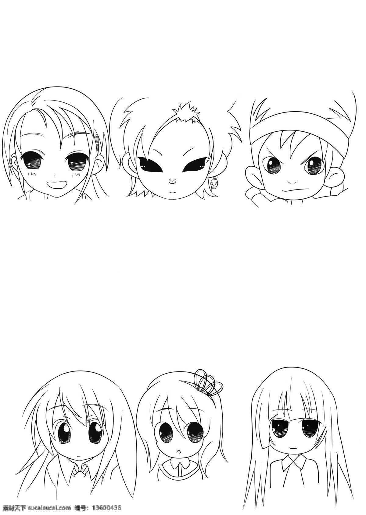 高清 绘画 动漫 人物 线 稿 高清绘画素材 动漫线稿 线描上色练习 参考插画原画 人体姿势 日系 插画 线稿 白描 南音 卡通 动漫动画 动漫人物 女性 韩风
