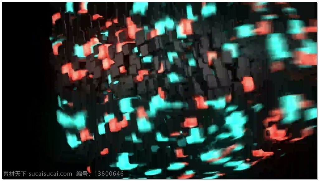 彩色 3d 小球 视频 彩色3d小球 酷 炫 三维 动态 创意视频素材 高清 视觉享受 华丽 光 背景 壁纸 特效