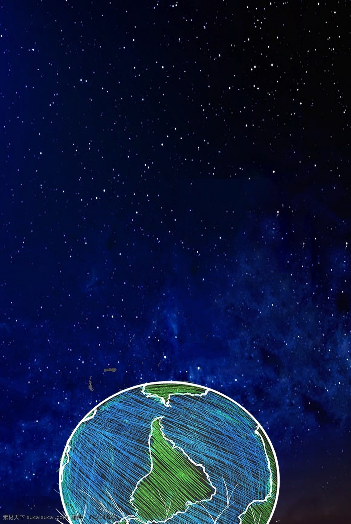 世界 地球日 蓝色 科技 分层 广告 世界地球日 蓝色科技 星空 商务 大气 环保 psd分层