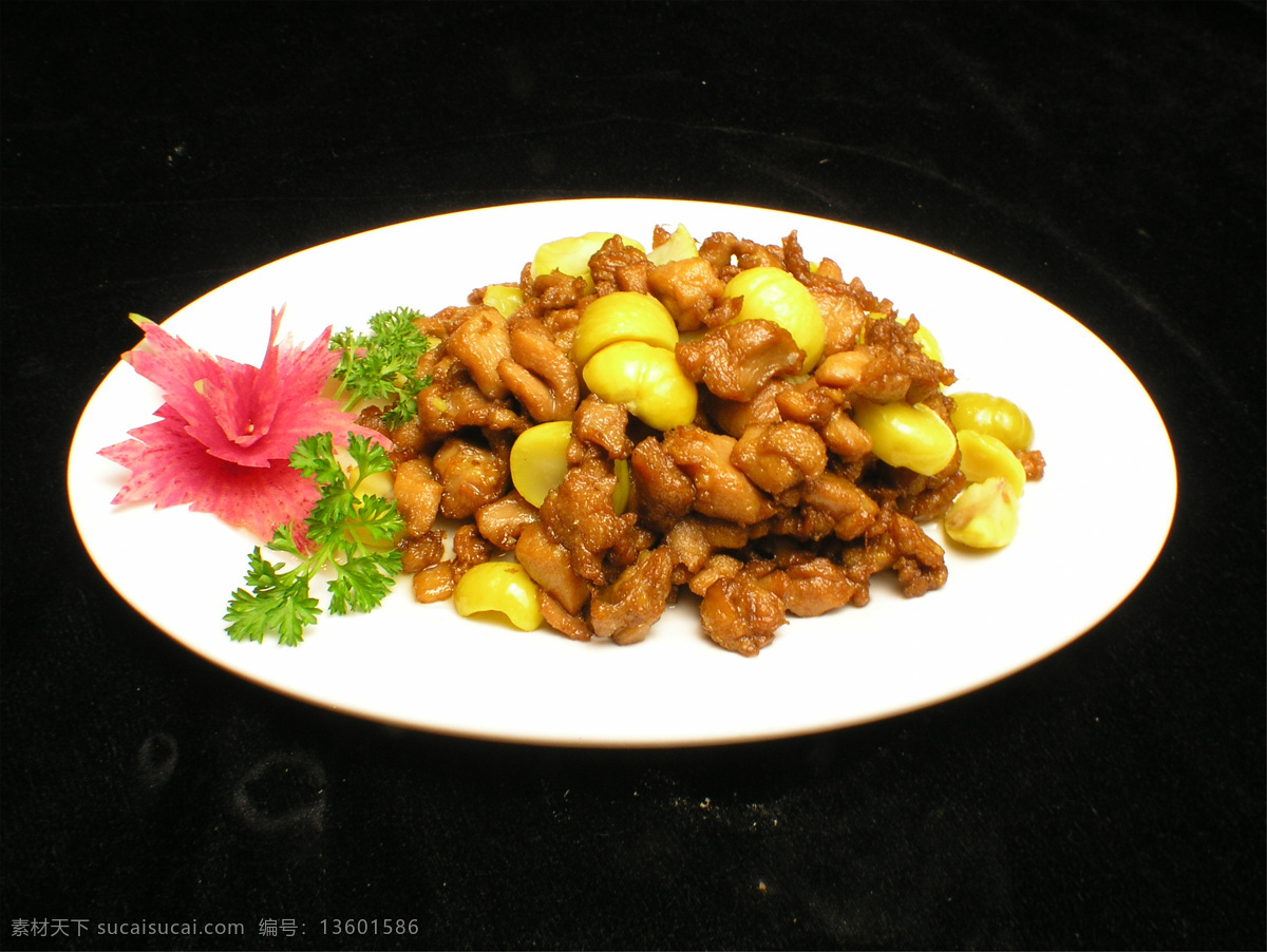 栗子鸡 美食 传统美食 餐饮美食 高清菜谱用图