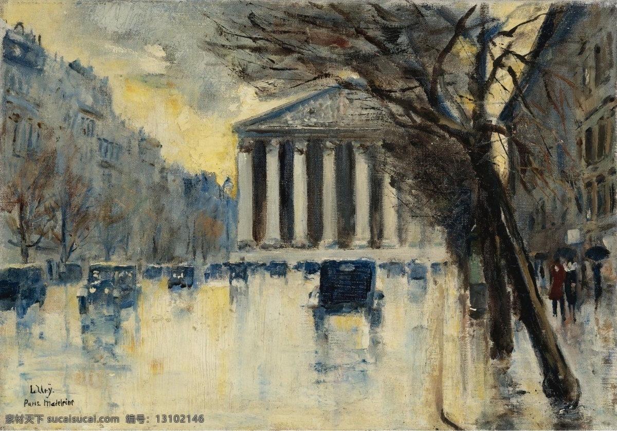 1928 大师 画家 风景画 静物 油画 建筑 装饰画 madeleine la ury lesser 人物 高清 西方 国外 现代 家居装饰素材