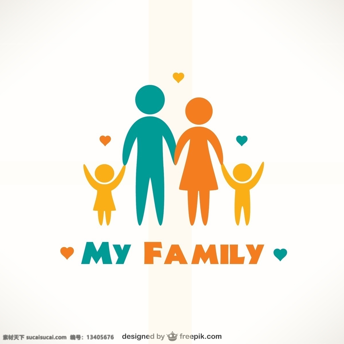 彩色 我的家 人物 标志 矢量 我的家标志 彩色家人标志 家人 标志图标 其他图标 白色