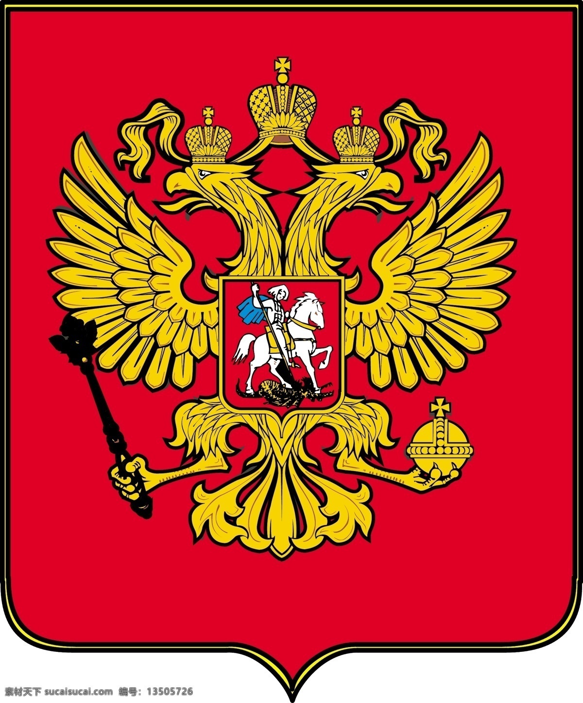 会徽 俄语 联合会 俄罗斯联邦 国徽 红色