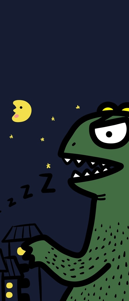 恶搞卡通恐龙 恶搞 卡通 恐龙 夜晚 深色 动漫动画 动漫人物