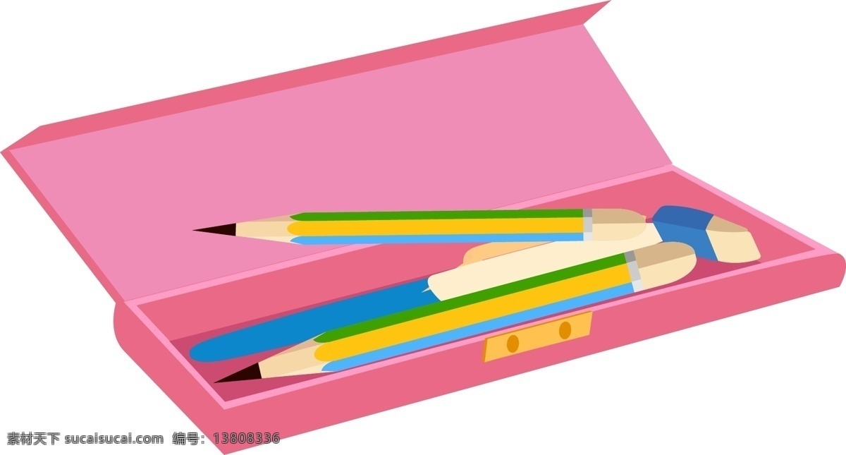 铅笔盒图片 铅笔 铅笔盒 打开 文具盒 学习 生活百科 生活用品