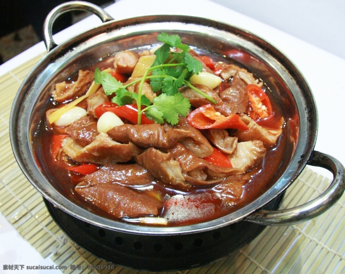 干锅肥肠 干锅 肥肠 肥肠锅仔 酸辣肥肠 传统美食 餐饮美食