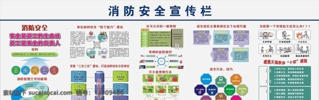 消防安全宣传 消防 安全 宣传栏 消防安全展板 企业消防安全 消防安全 工厂 宣传 展板模板 矢量