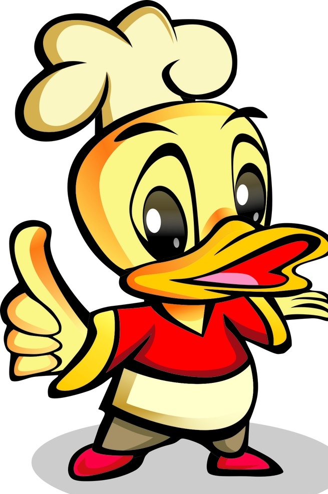 卡通鸭子 卡通 鸭子 鸭货 logo 唐老鸭 logo设计