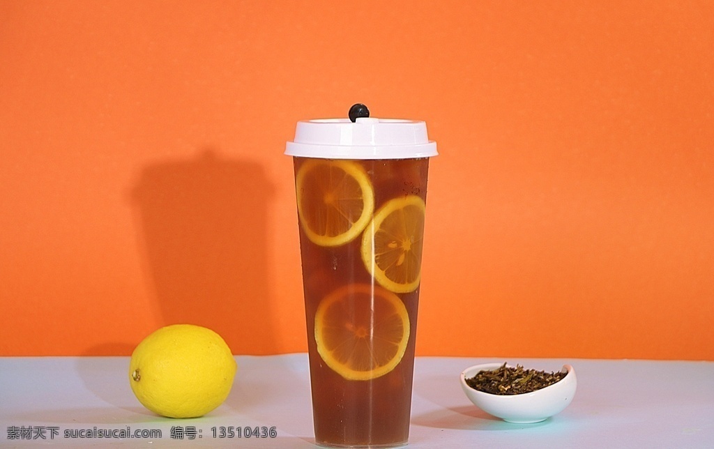 一杯柠檬红茶 柠檬 茶 饮品 柠檬红茶 鲜果茶 柠檬茶 餐饮美食 饮料酒水