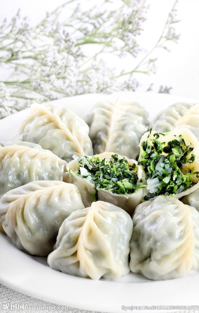 小白菜 粉丝 蒸饺 小白菜蒸饺 饺子 菜饺 美食 菜谱 粉丝蒸饺 餐饮美食 传统美食