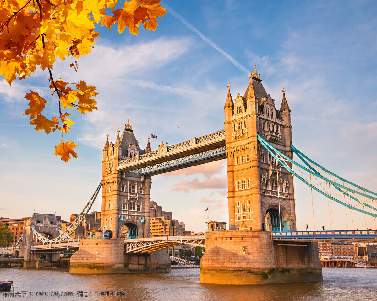 伦敦建筑 城市 欧洲 英国 大桥 塔桥 桥梁 秋天 法桐 海边 大都市 建筑 壮观 高楼大厦 摩天楼 现代化 发达 建筑摄影 自然景观 建筑景观