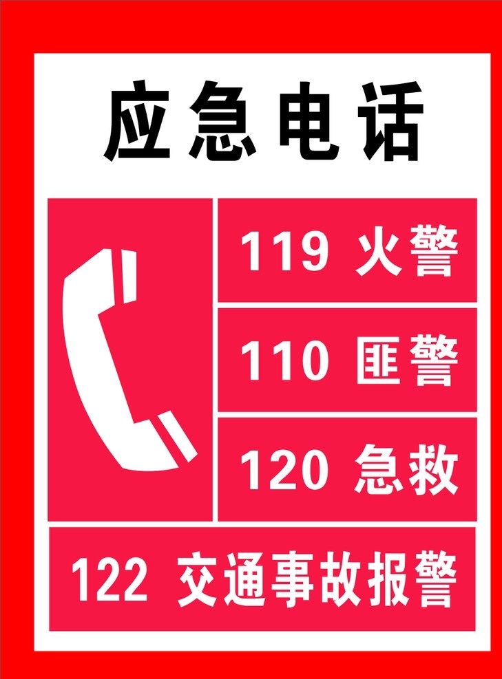 应急电话 电话