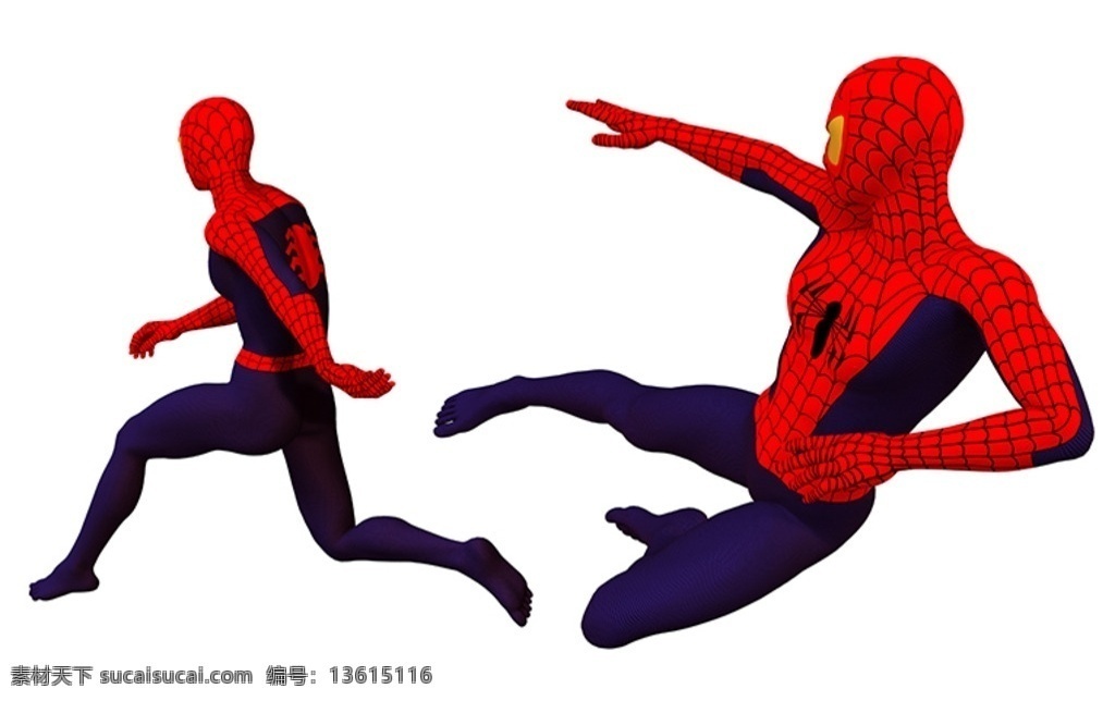蜘蛛侠 3d 超级英雄 动漫人物 动态 动作 动漫角色 动漫动画