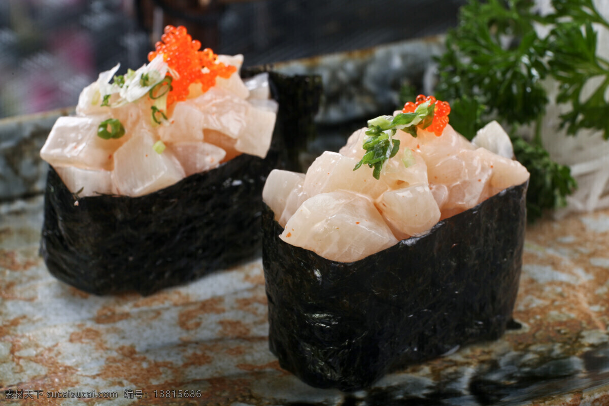 带子军舰寿司 日式料理 日本菜 带子 军舰寿司 寿司 餐饮美食