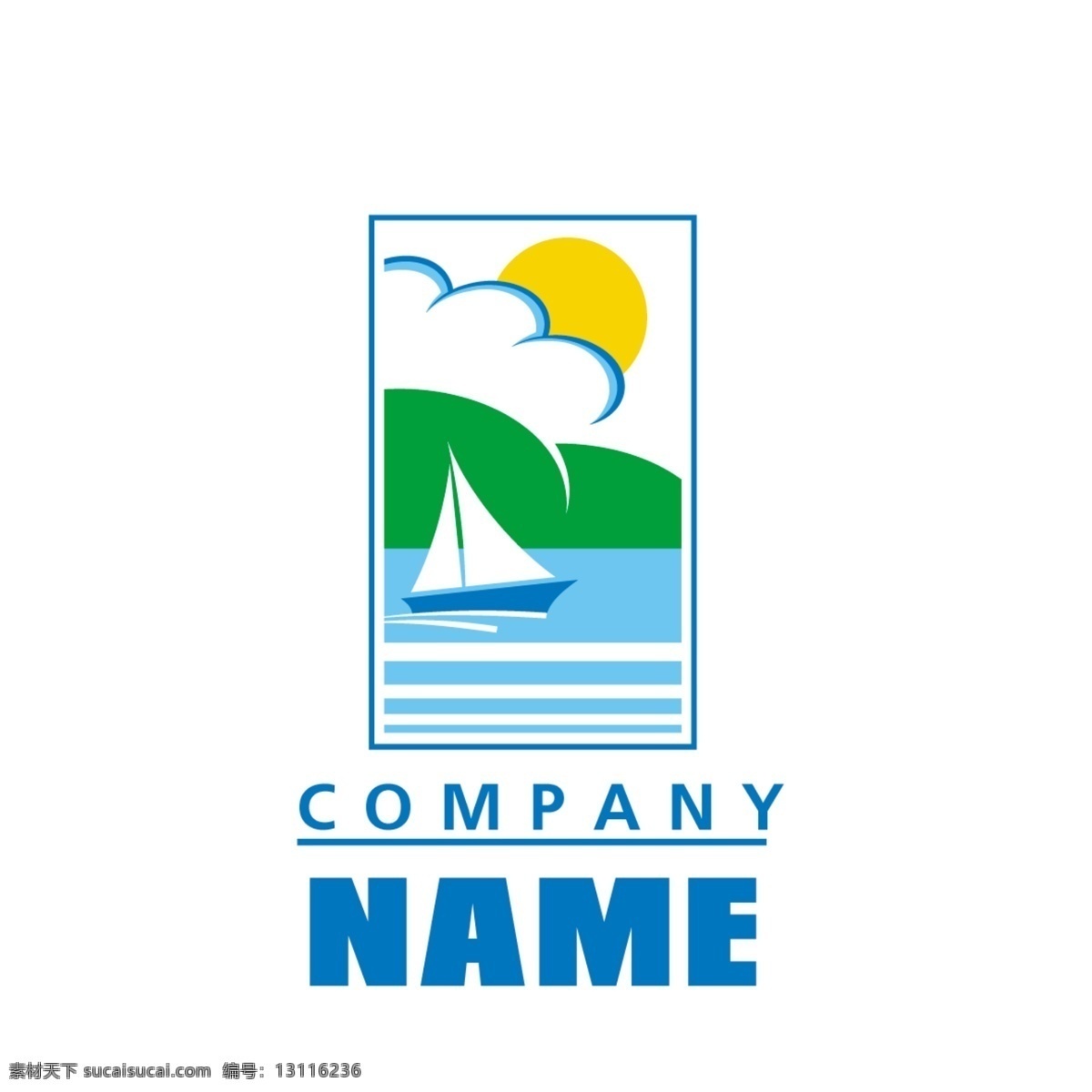 风景 logo 抽象 简洁 山水风景