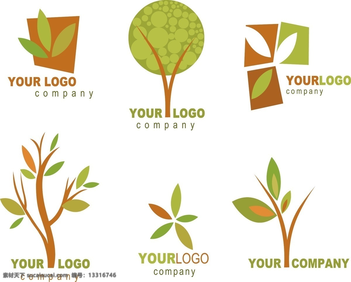 红色 叶子 大树 logo 蝴蝶 花草 模板 矢量素材 树木 树叶 矢量图 其他矢量图