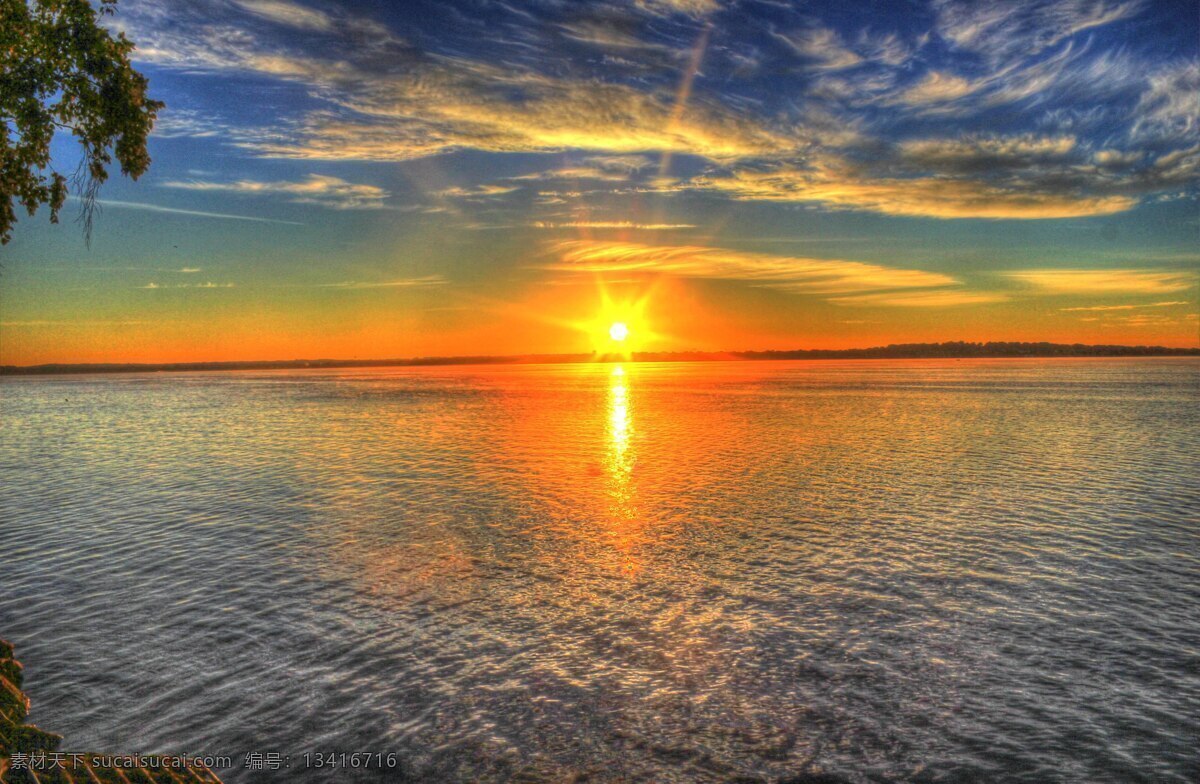 唯美 海面 夕阳 风景 海边 大海 海洋 日落 落日