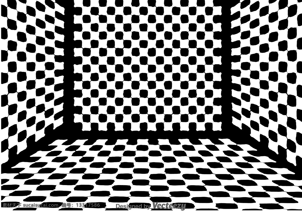 格子 设计图 白色 黑色 矢量图 其他矢量图