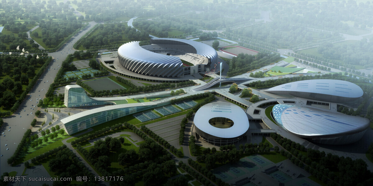 福州 海峡 奥林匹克体育中心 项目 奥林匹克 体育中心项目 中国建筑 作品图 共享资源 环境设计 建筑设计