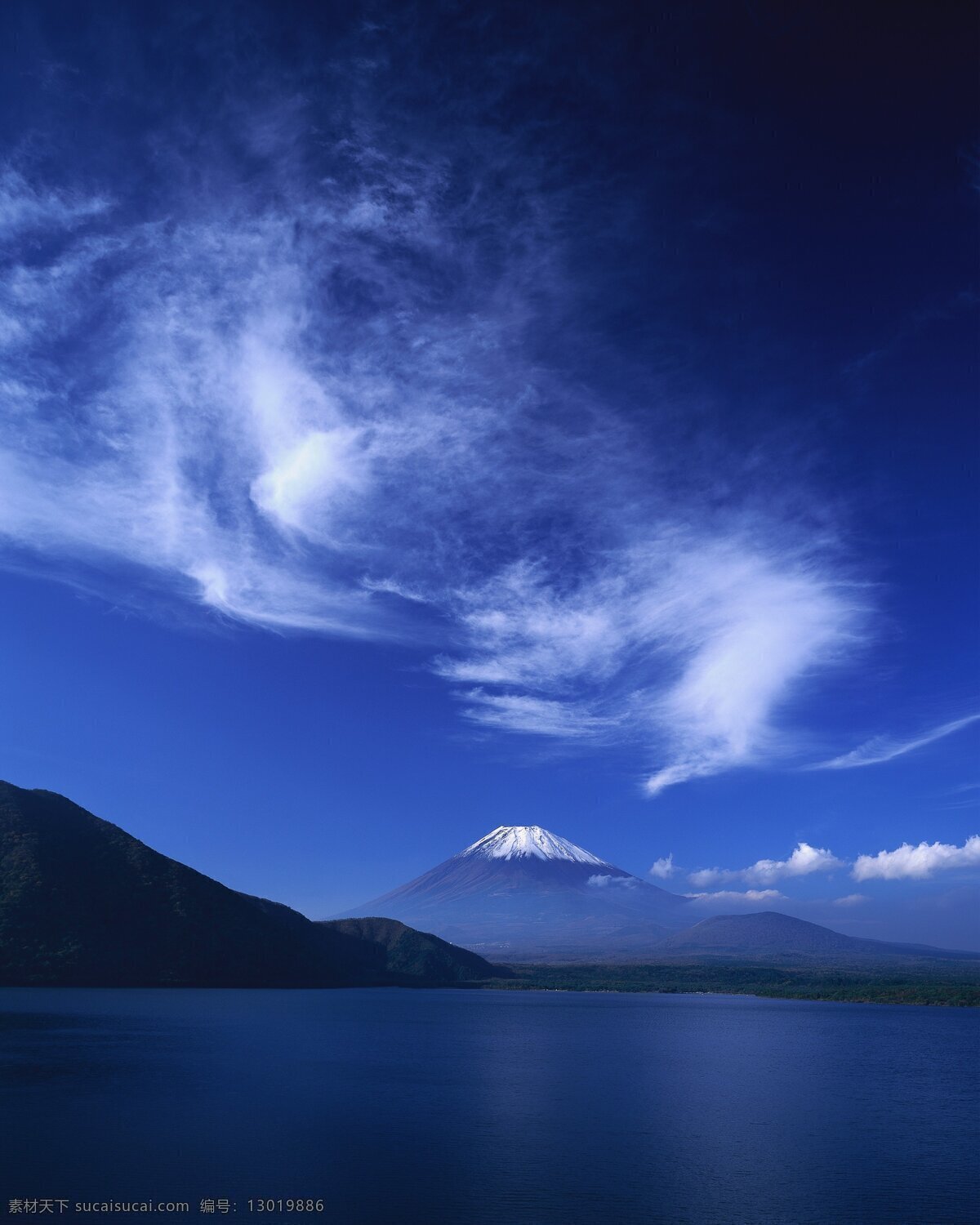 日本富士山 日本 旅游 东京 富士山 雪山 火山 蓝色