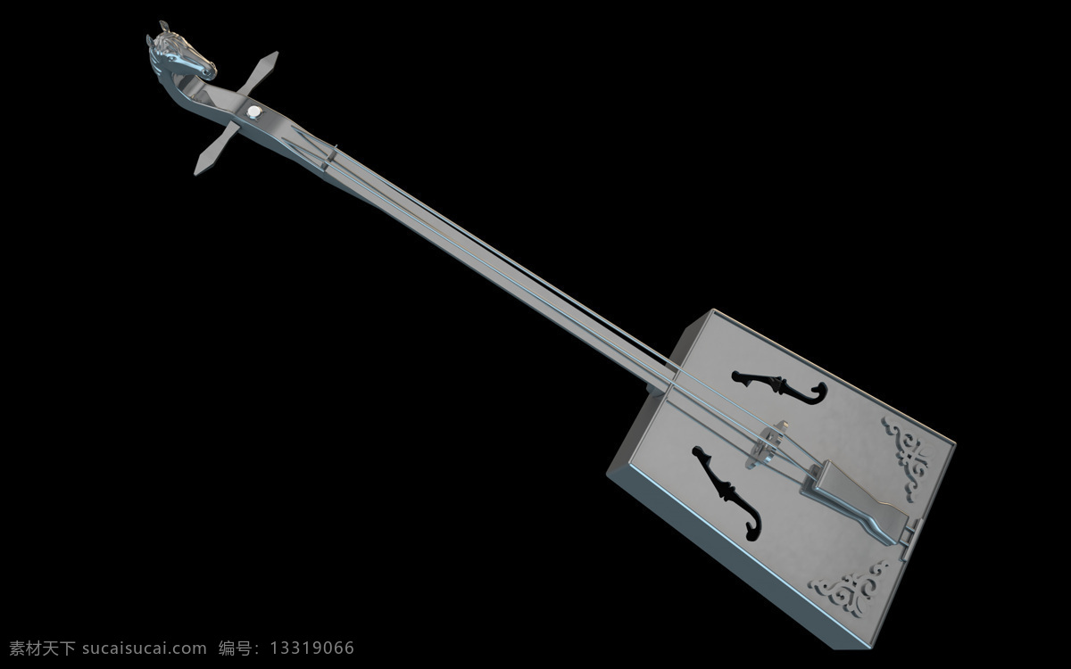 马头琴 蒙古 模型 高清 3d作品 3d设计