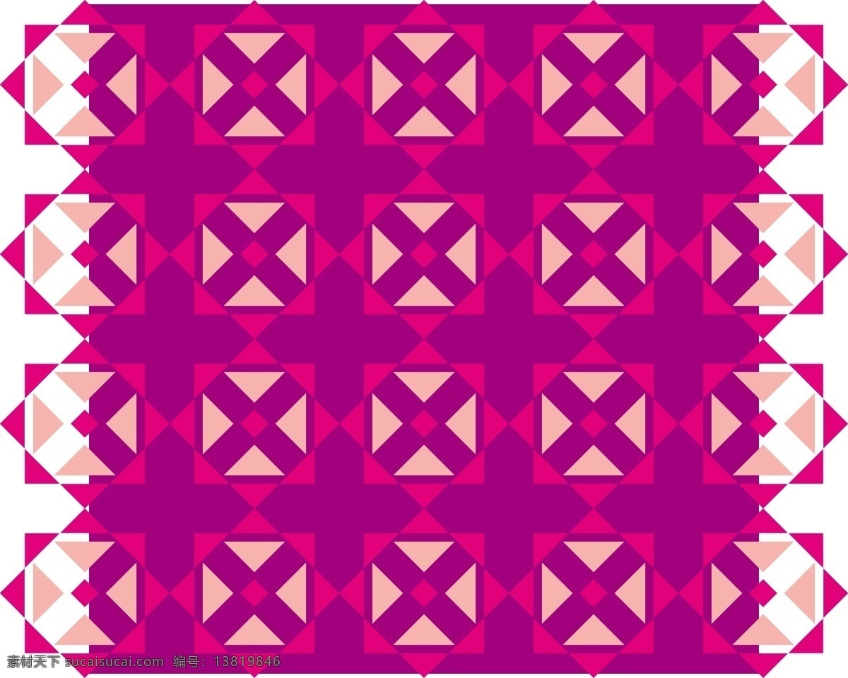 矢量格子 矢量图 粉色 格子 紫色