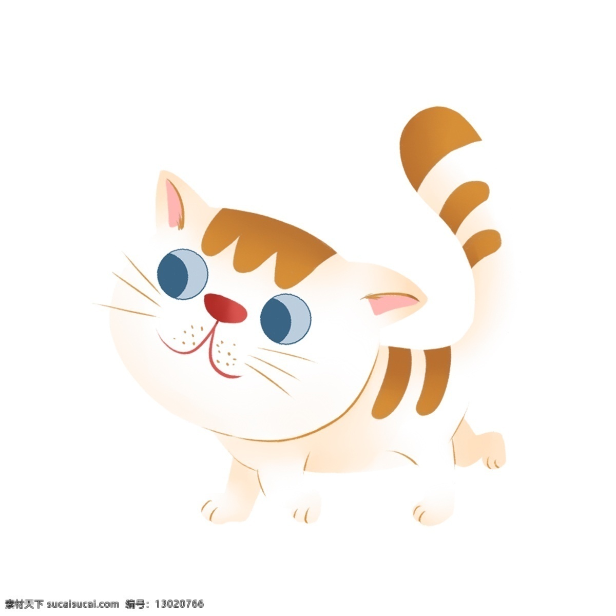 可爱 卡通 猫咪 图案 元素 动物 设计元素 简约 小猫 手绘 手绘图案 创意元素 手绘元素 psd元素