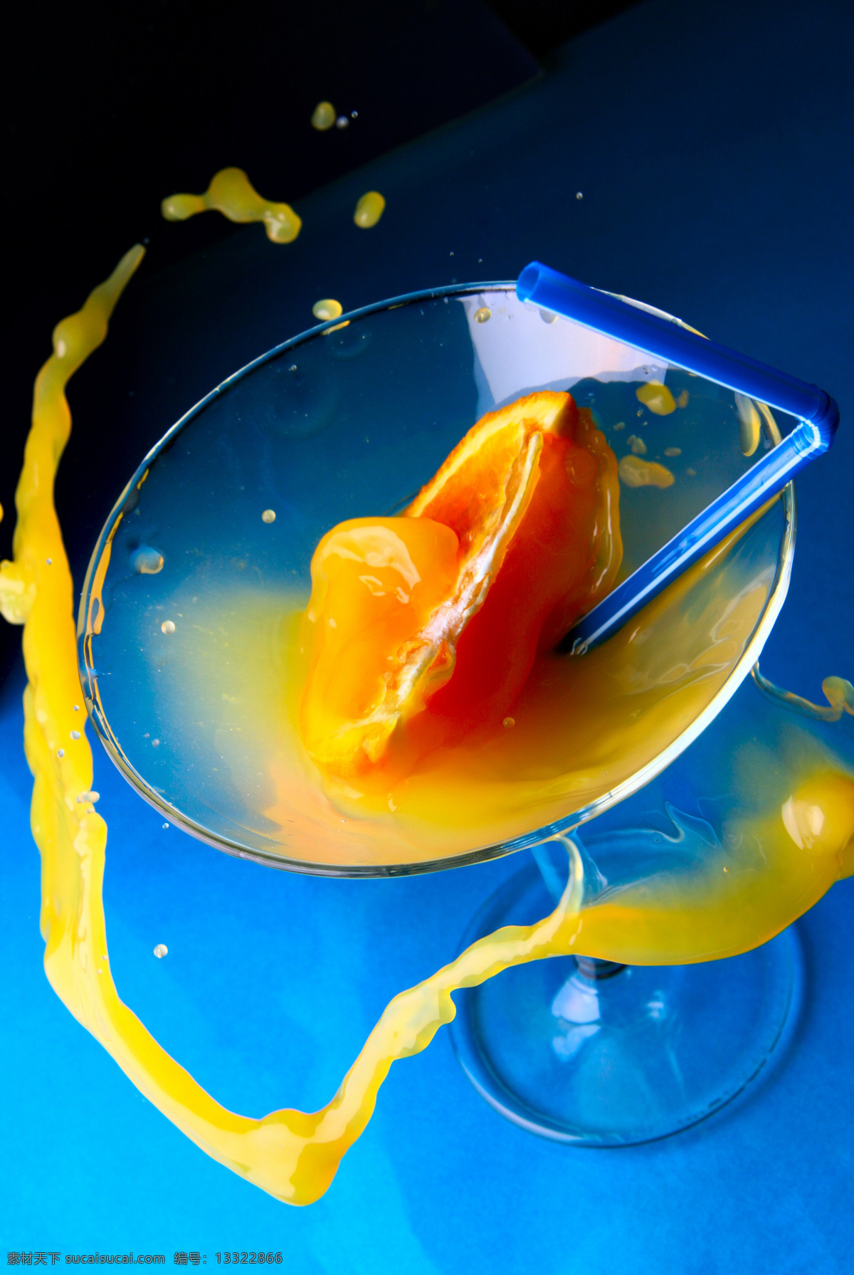 橙汁 动感 高脚杯 桔子 涟漪 水滴 设计素材 模板下载 动感橙汁 水柱 水珠 psd源文件