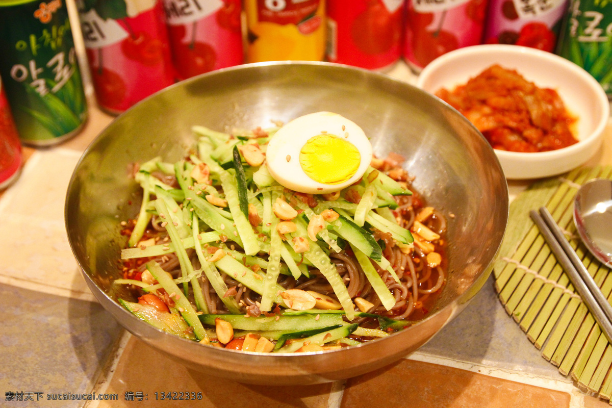 拌冷面 韩国料理 韩国小吃 韩国美食 韩餐 美食图片 餐饮美食