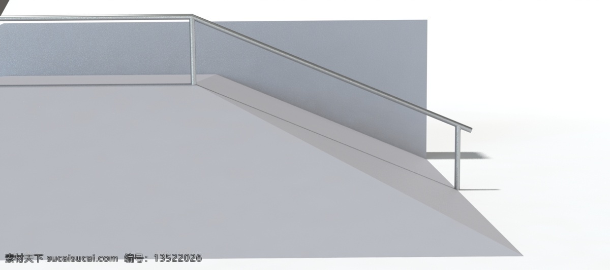 弧形 滑板 障碍 拥有 一切 滑冰 弧 3d模型素材 其他3d模型