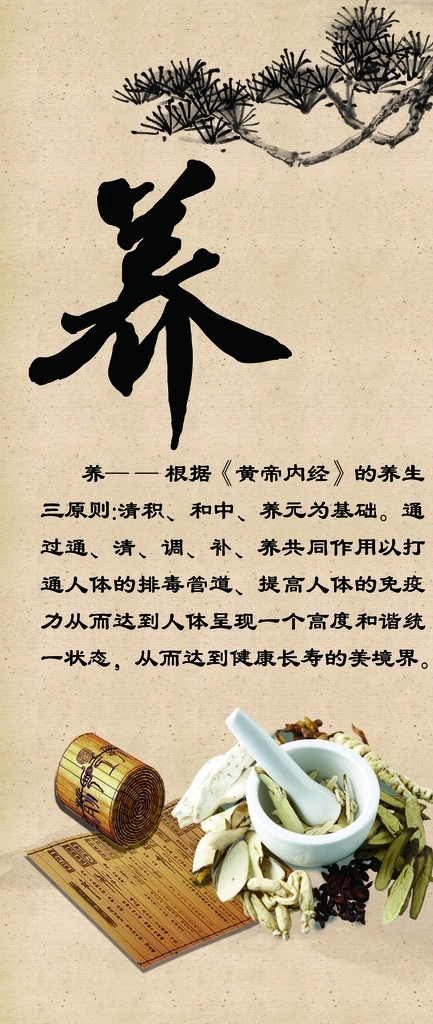 养生 养神 通 清 调 补