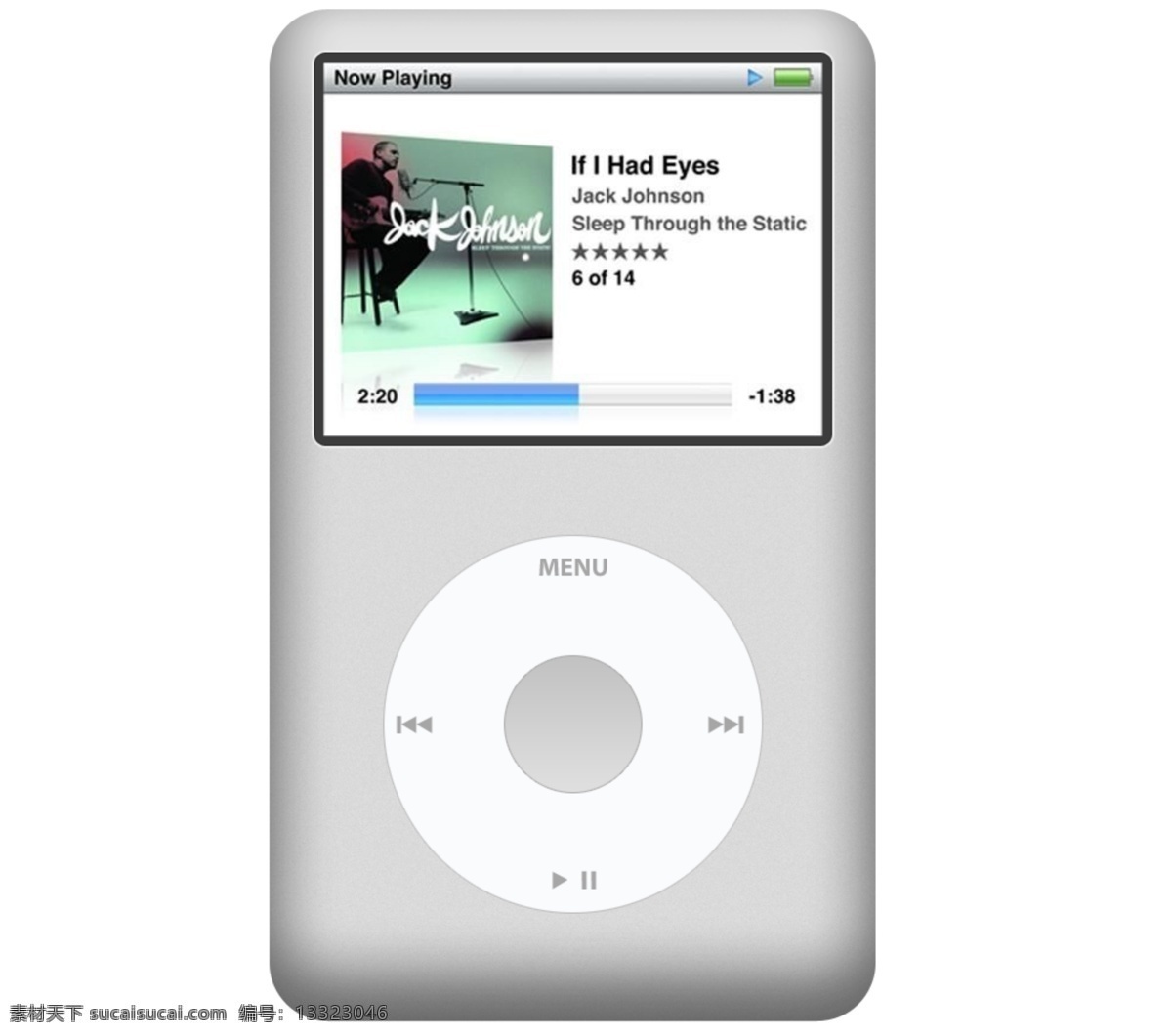 ipodclassic 分层 mp5 播放器界面 苹果 psd源文件